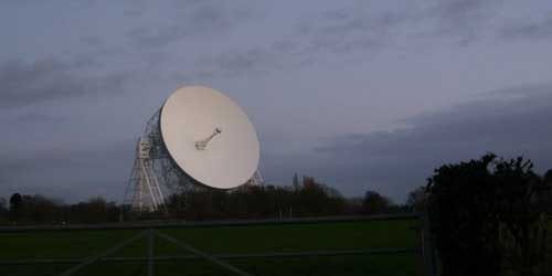 the Lovell Telescope at Jodrell Bank Observatory