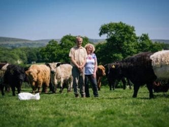 Sheila and Malcolm at Yew Tree Farm